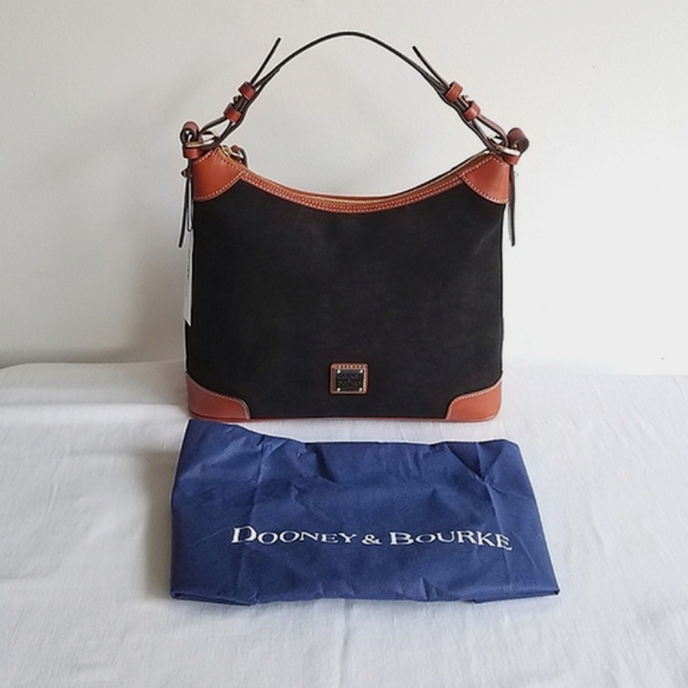 Dooney & Bourke Suede Hobo Handbag Limited Edition - Picture 11 of 12